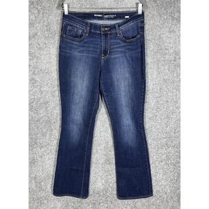 Old Navy Mid‎ Rise Curvy Bootcut Jeans Womens Size 8 Stretch Blue Denim